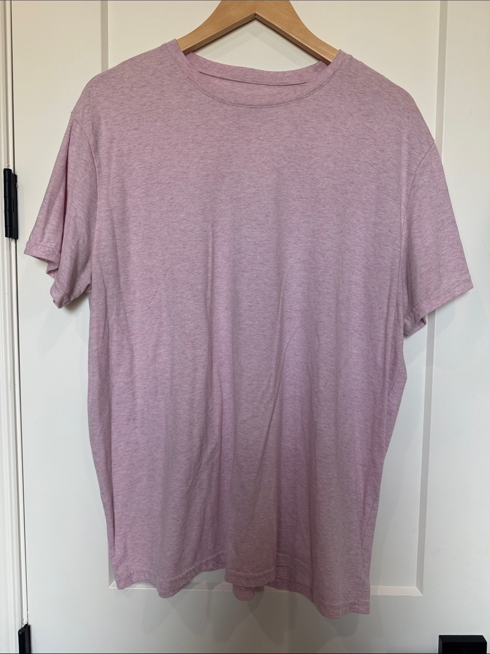 Goodfellow & Co Heathered Light Mauve Crew Neck Tee